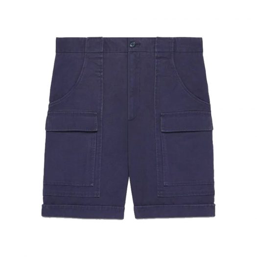 Gucci x The North Face Canvas Shorts Blue