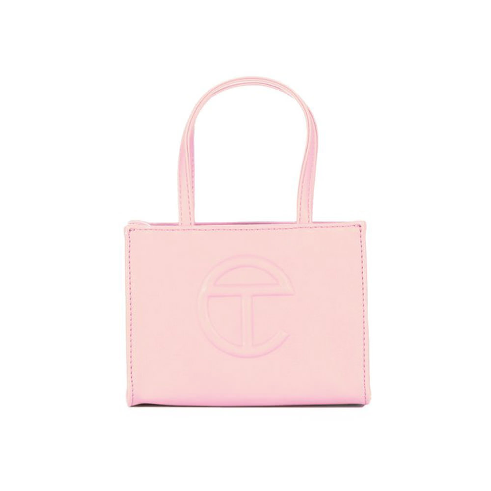 Telfar Shopping Bag Small Bubblegum Pink in Vegan Leather with Silver ...