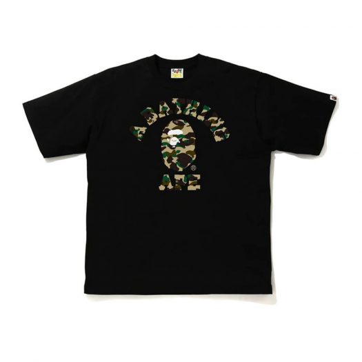 Bape 1st Camo College Relaxe Fit Tee Black/yellow