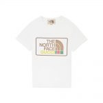 Gucci x The North Face Print Cotton T-Shirt Beige