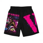 Pop Smoke x Vlone King Of NY Shorts Black