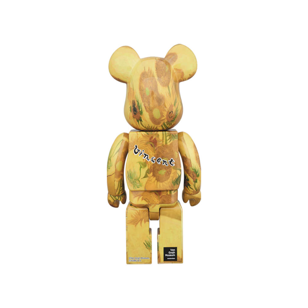 Bearbrick x Van Gogh Museum Sunflowers 100% & 400% YellowBearbrick