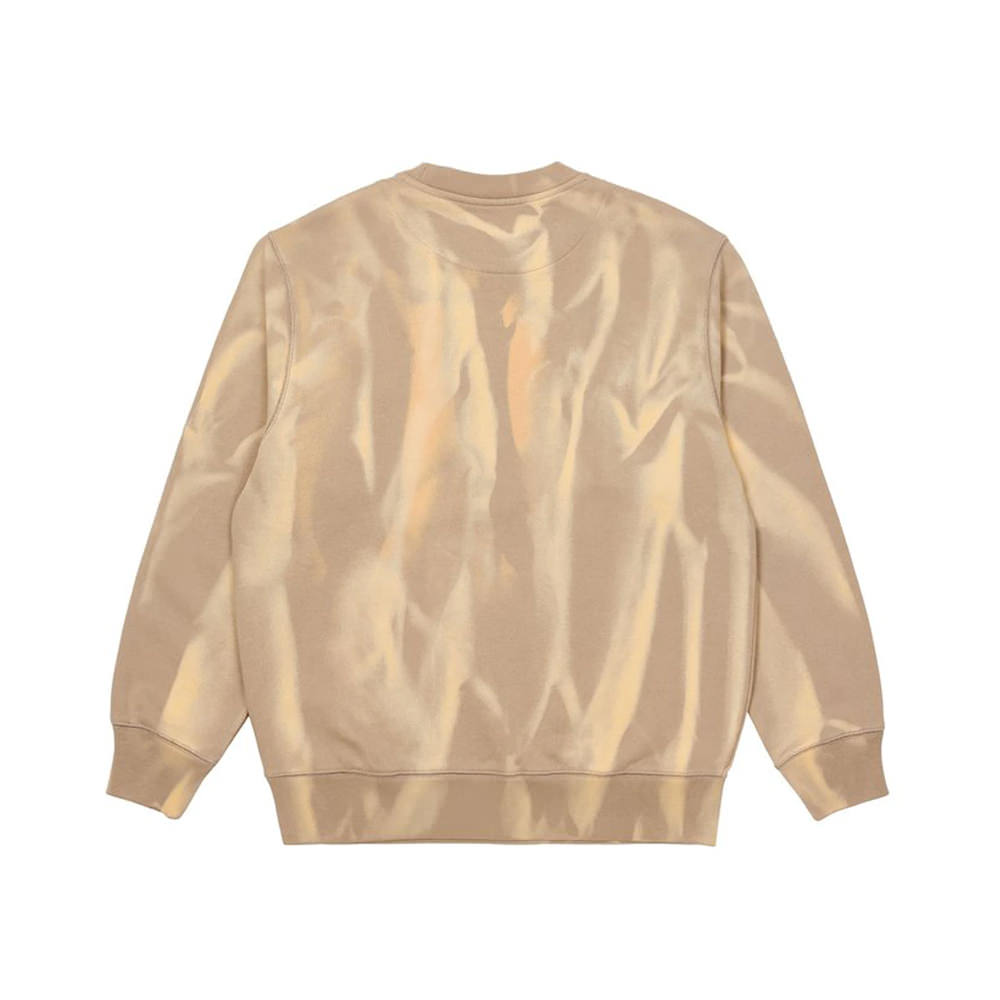 Palace Try-Dye Crew Beige/WhitePalace Try-Dye Crew Beige/White - OFour