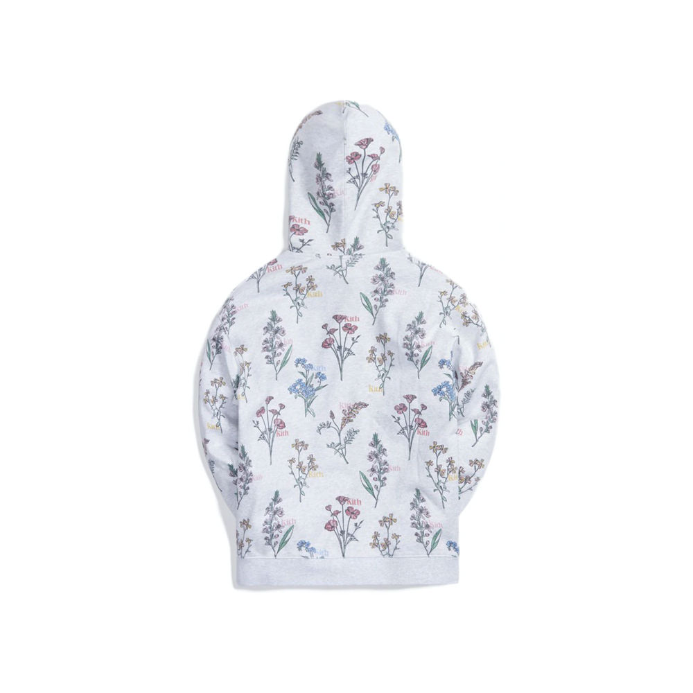 Kith Botanical Floral Williams III Hoodie Light HeatherKith Botanical Floral Williams III Hoodie Light Heather OFour