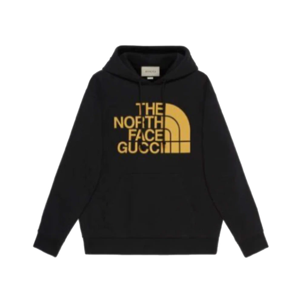 Palace Gucci Graphic Print V-Neck Hoodie - Black Sweatshirts & Hoodies,  Clothing - WPAXI20042