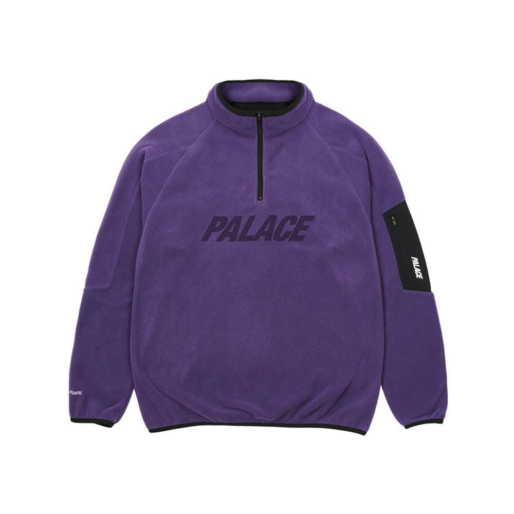 Palace Polartec 1/4 Zip PurplePalace Polartec 1/4 Zip Purple - OFour