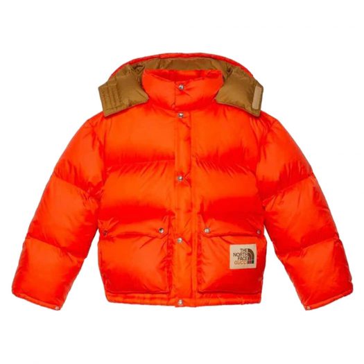 Gucci x The North Face Nylon Jacket Red