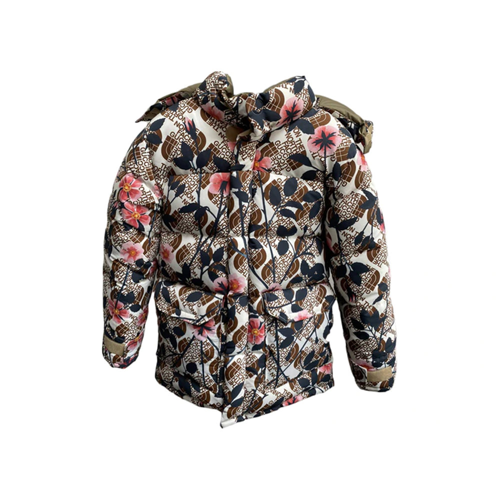 Gucci x The North Face Jacket Floral Print Men's - FW21 - US