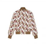 Gucci x The North Face Web Print Technical Jersey Jacket Brown/Beige