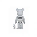 Be@rbrick Oasis White Graphic-print 100% And 400% Figures Set Of Two