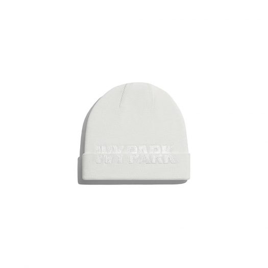 adidas Ivy Park Cut-Off Logo Beanie Core White