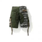 Bape Crazy Camo 6 Pocket Wide Shorts Multi