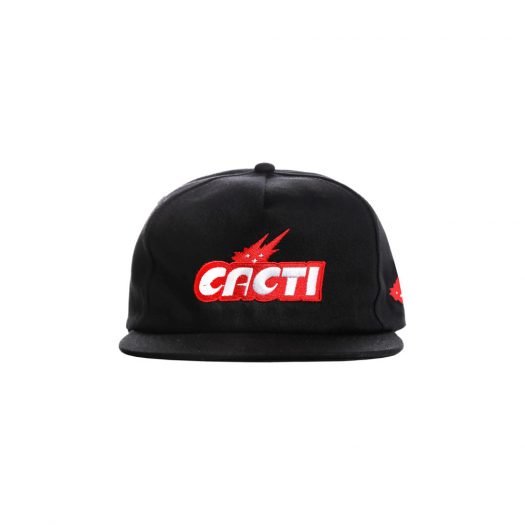 Travis Scott Cacti Logo Hat Black