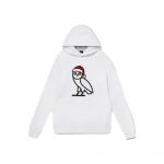 OVO Holiday Owl Hoodie White