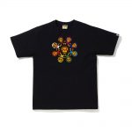 Bape Milo Circle Tee Black