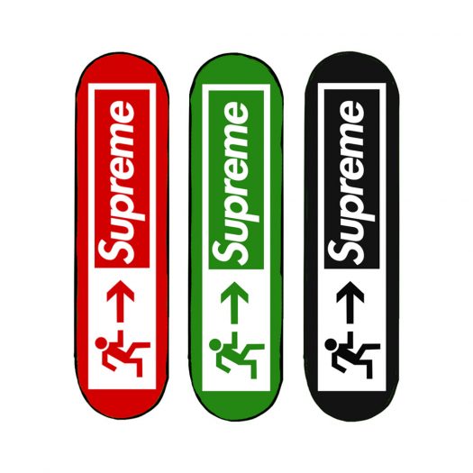 Supreme Exit Skateboard Deck Set