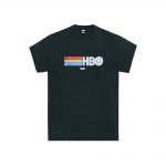 Kith HBO Rainbow Logo Vintage Tee Black