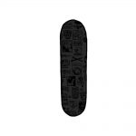 Supreme Stickers Skateboard Deck Black