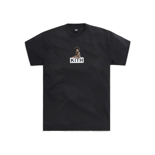 Kith The Notorious B.I.G Ready to Die Classic Logo Vintage Tee Black