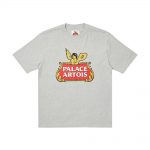 Palace Stella Artois Cartouche T-Shirt Grey Marl
