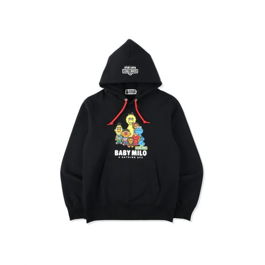 Bape X Sesame Street Pullover Hoodie (Ss21) Black