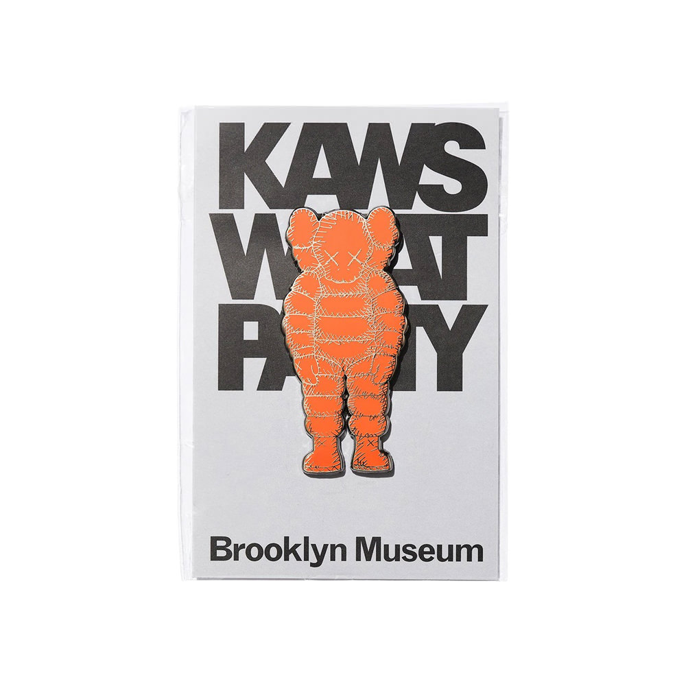 KAWS Brooklyn Museum WHAT PARTY Keychain Orange - US