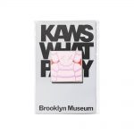 KAWS Brooklyn Museum WHAT PARTY Square Pin Light Pink