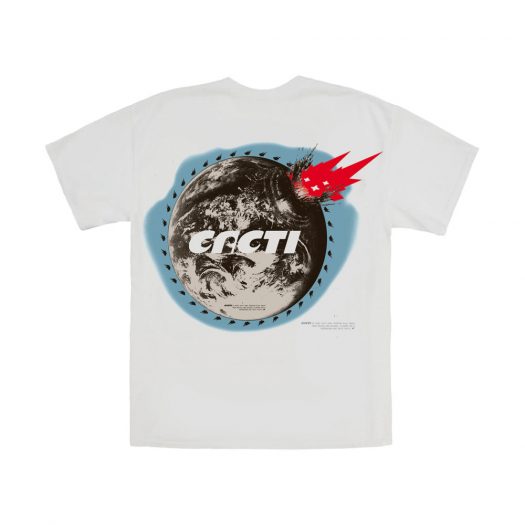 Travis Scott Cacti Brace For Impact Tee White