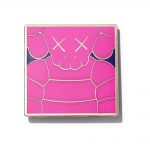 KAWS Brooklyn Museum WHAT PARTY Square Pin Pink
