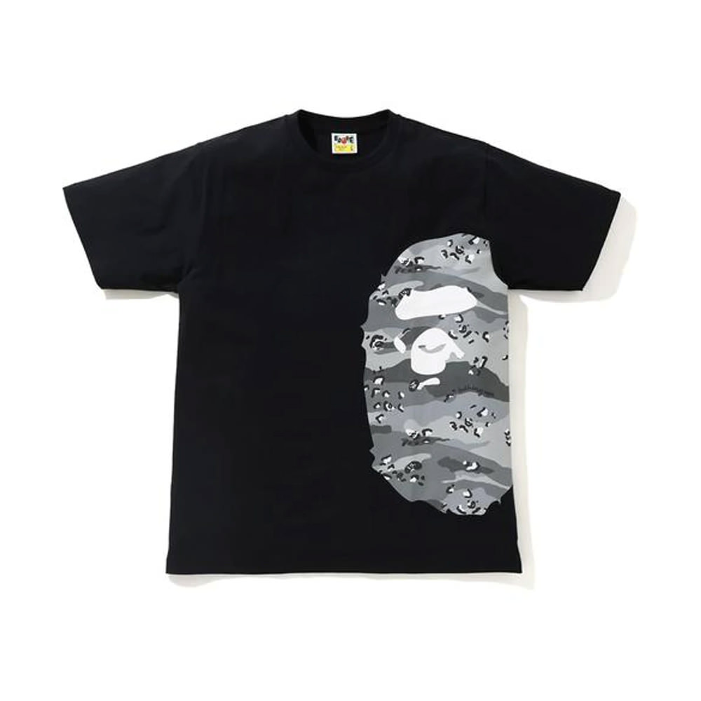 Bape Desert Camo Side Big Ape Head Tee Black Blackbape Desert Camo Side Big Ape Head Tee Black Black Ofour
