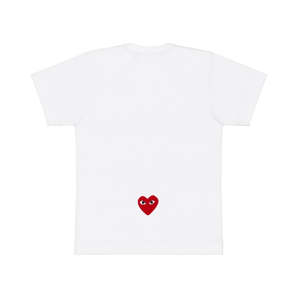 cdg shirt white
