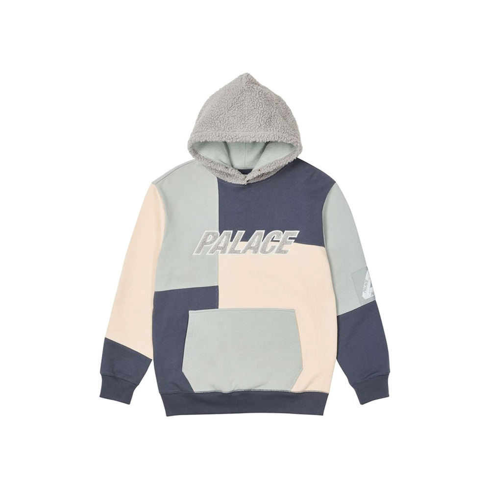 Palace Fleeced Hood Blue/PeachPalace Fleeced Hood Blue/Peach - OFour