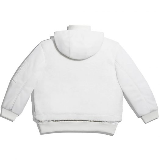 adidas Ivy Park 1/2 Zip Sherpa Layered Jacket (All Gender) Core White