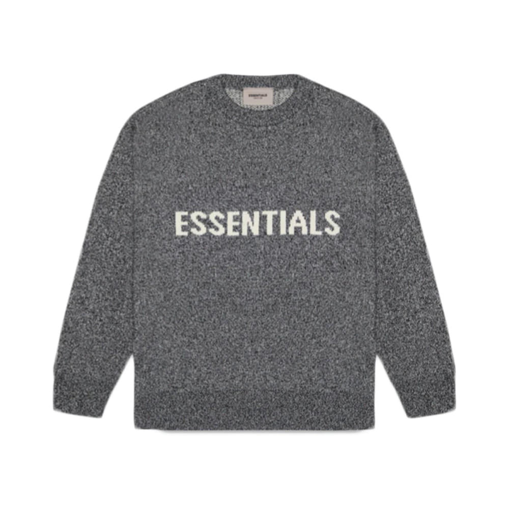 Fear Of God Essentials Knit Sweater Dark Slate/stretch Limo/blackFear ...