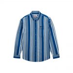 Supreme Nike Cotton Twill Shirt Blue Stripe