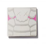 KAWS Brooklyn Museum WHAT PARTY Square Pin Grey