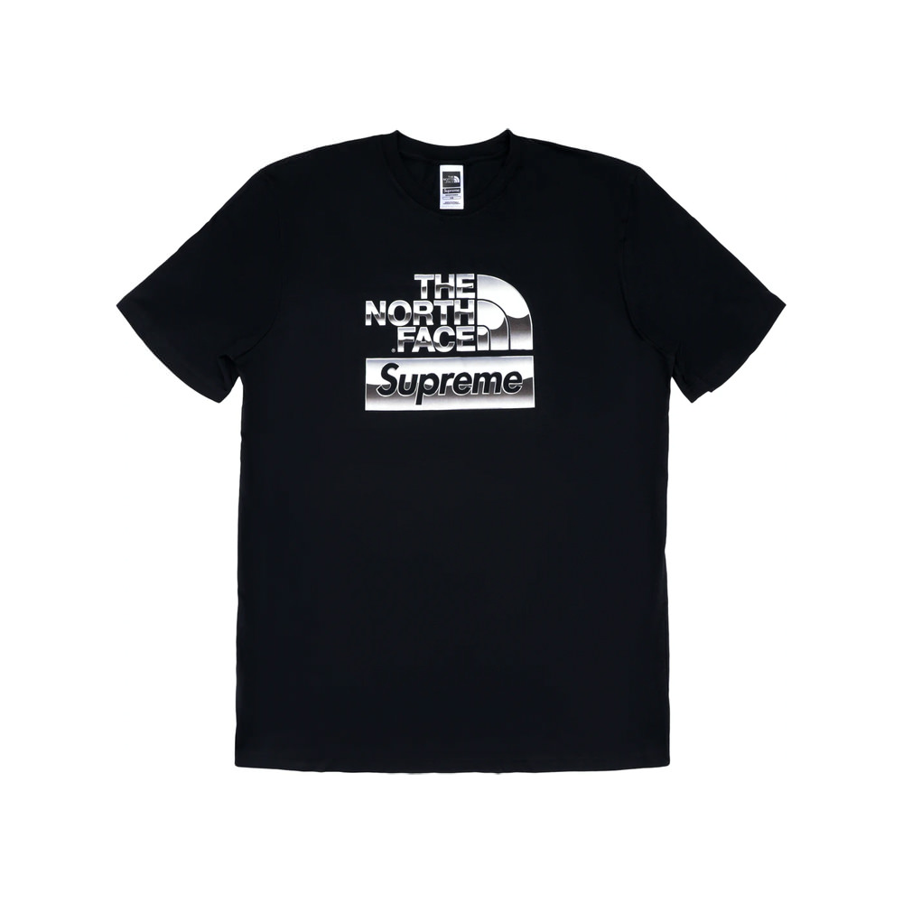 Supreme The North Face Metallic Logo T-Shirt Black