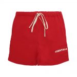 FEAR OF GOD Essentials Graphic Sweat Shorts Red