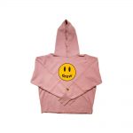Drew House Mascot Deconstructed Hoodie Dusty Rose