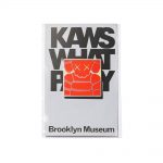 KAWS Brooklyn Museum WHAT PARTY Square Pin Orange