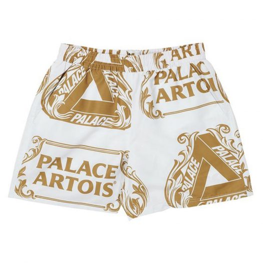 Palace Stella Artois Swim Short White/Gold