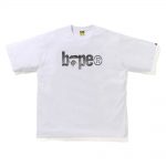 Bape Desert Camo Bape Logo Rlx Tee White/black