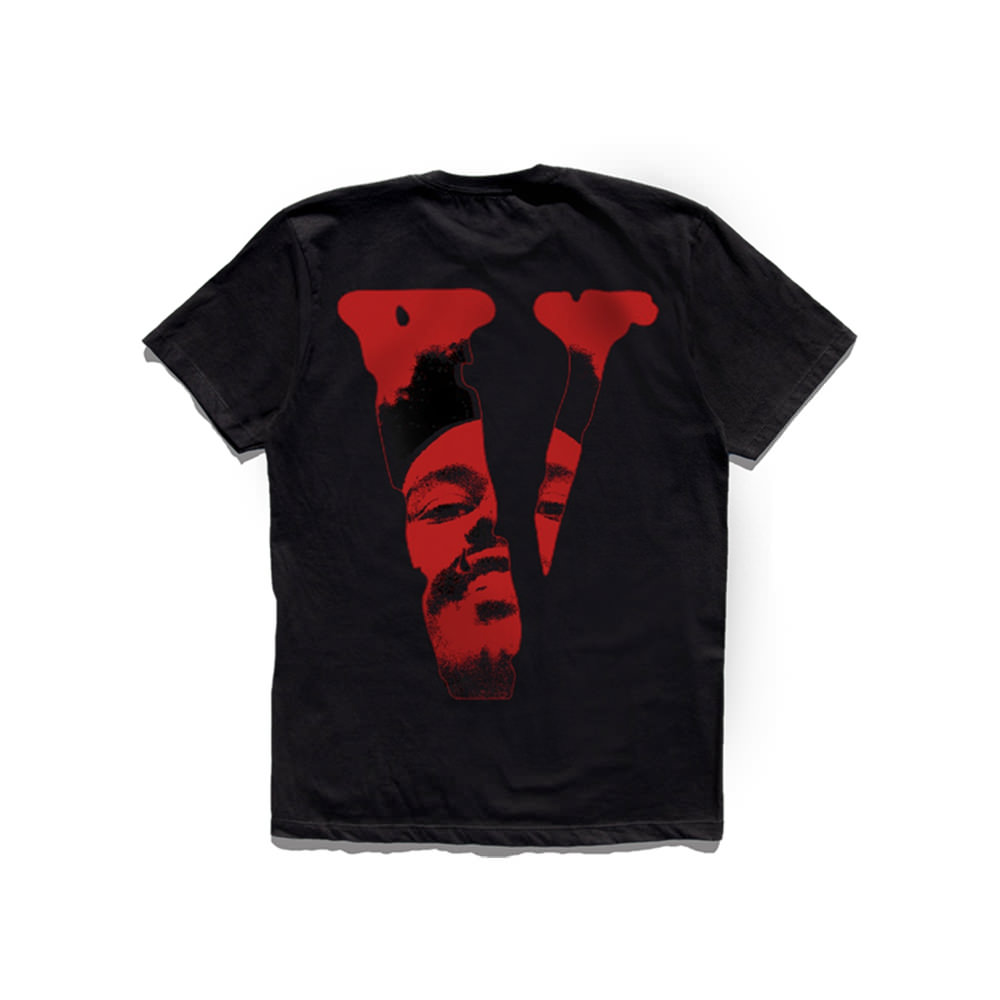 The Weeknd x Vlone After Hours Blood Drip Tee BlackThe Weeknd x Vlone ...