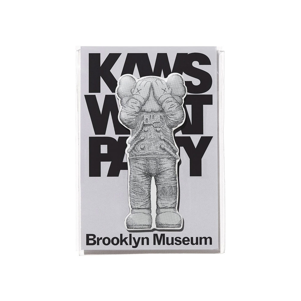 KAWS Brooklyn Museum WHAT PARTY SPACE Magnet WhiteKAWS Brooklyn Museum ...