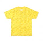 Bape X Sesame Street Abc Camo Tee Yellow