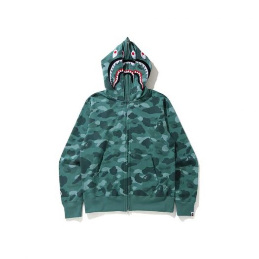 Bape Big Abc Camo Shark Wide Full Zip Double Hoodie PinkBape Big Abc ...