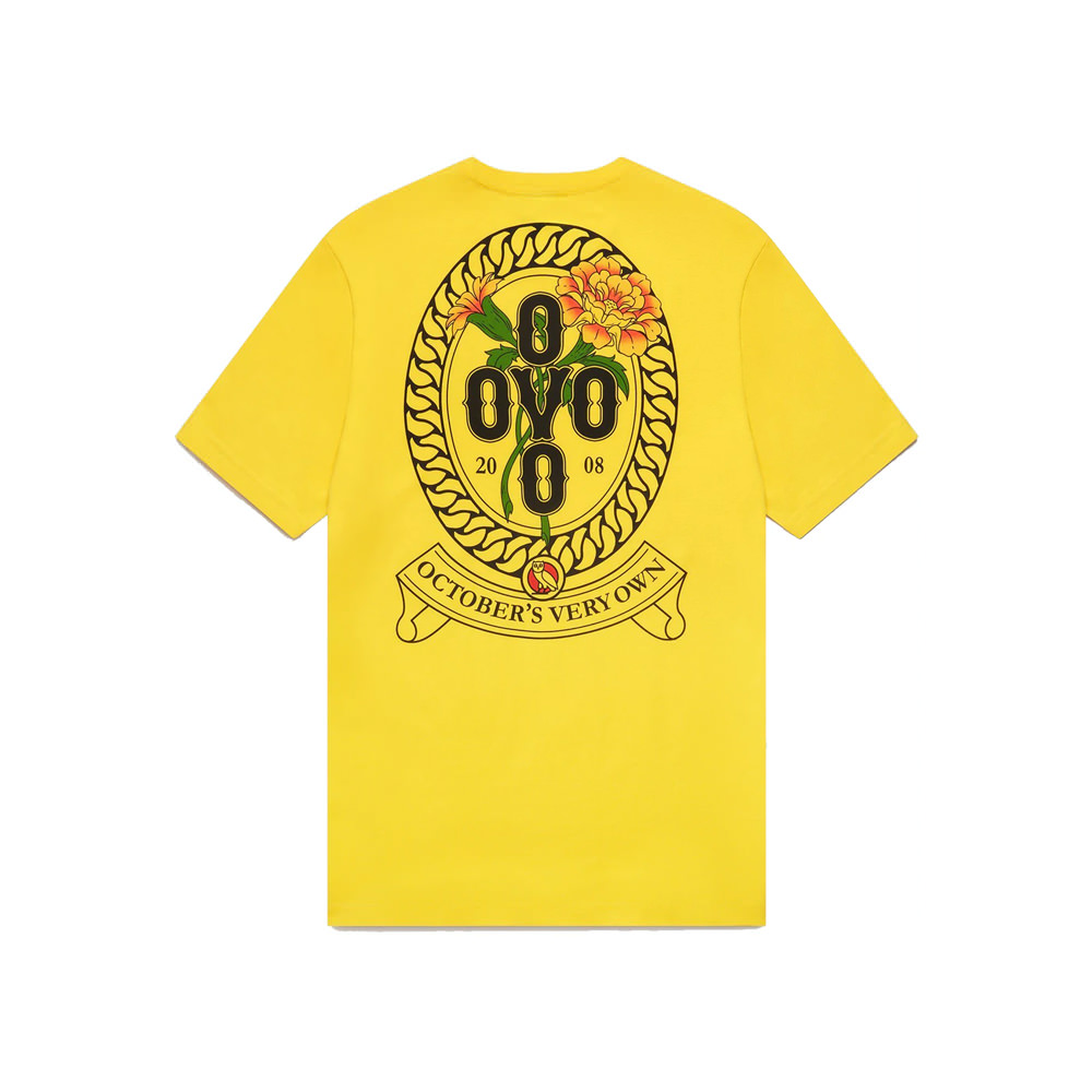 OVO Marigold Crest T-Shirt CanaryOVO Marigold Crest T-Shirt Canary - OFour