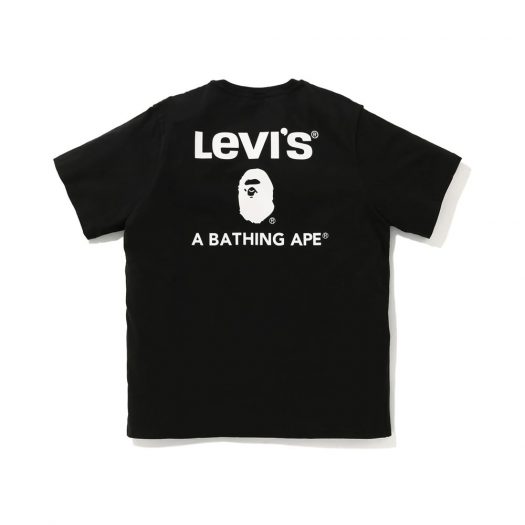 Bape X Levi's A Bathing Ape Tee Black