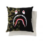 Bape 1st Camo Shark Square Cushion Black