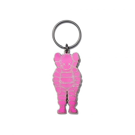 KAWS Brooklyn Museum WHAT PARTY Keyring Pink